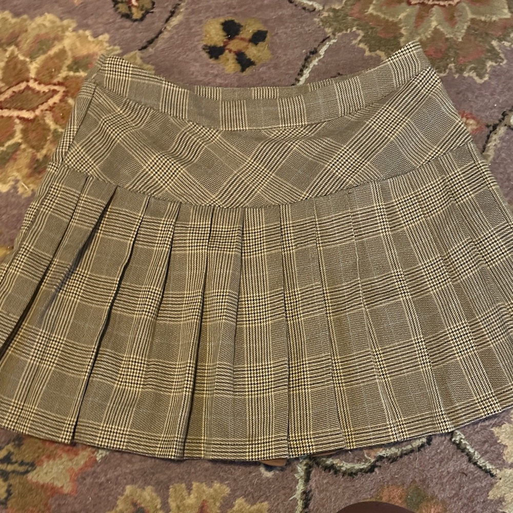 Plaid Pleated Women's Skort